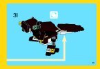 Notice / Instructions de Montage - LEGO - Creator - 31004 - Le rapace: Page 35