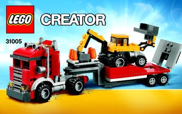 Notice / Instructions de Montage - LEGO - Creator - 31005 - Le camion de chantier: Page 1