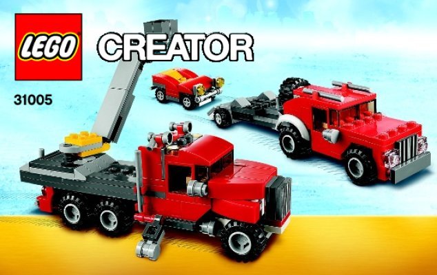 Notice / Instructions de Montage - LEGO - Creator - 31005 - Le camion de chantier: Page 1