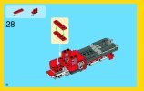 Notice / Instructions de Montage - LEGO - Creator - 31005 - Le camion de chantier: Page 28