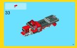 Notice / Instructions de Montage - LEGO - Creator - 31005 - Le camion de chantier: Page 33