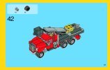 Notice / Instructions de Montage - LEGO - Creator - 31005 - Le camion de chantier: Page 49