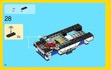 Notice / Instructions de Montage - LEGO - Creator - 31006 - Le bolide: Page 28