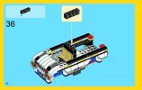 Notice / Instructions de Montage - LEGO - Creator - 31006 - Le bolide: Page 36