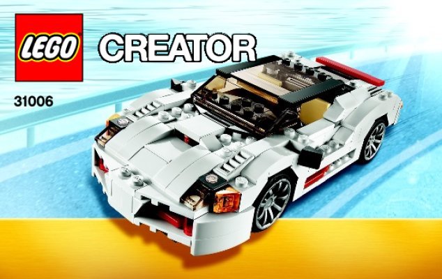 Notice / Instructions de Montage - LEGO - Creator - 31006 - Le bolide: Page 1