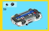 Notice / Instructions de Montage - LEGO - Creator - 31006 - Le bolide: Page 73