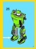 Notice / Instructions de Montage - LEGO - Creator - 31007 - Le super robot: Page 51