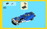 Notice / Instructions de Montage - LEGO - Creator - 31008 - L'avion de chasse: Page 47