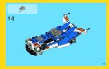 Notice / Instructions de Montage - LEGO - Creator - 31008 - L'avion de chasse: Page 53