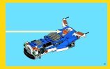 Notice / Instructions de Montage - LEGO - Creator - 31008 - L'avion de chasse: Page 55