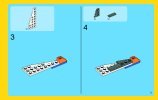 Notice / Instructions de Montage - LEGO - Creator - 31008 - L'avion de chasse: Page 5