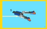 Notice / Instructions de Montage - LEGO - Creator - 31008 - L'avion de chasse: Page 11