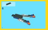 Notice / Instructions de Montage - LEGO - Creator - 31008 - L'avion de chasse: Page 12