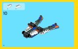 Notice / Instructions de Montage - LEGO - Creator - 31008 - L'avion de chasse: Page 16