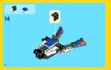 Notice / Instructions de Montage - LEGO - Creator - 31008 - L'avion de chasse: Page 20