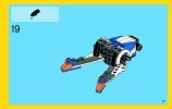 Notice / Instructions de Montage - LEGO - Creator - 31008 - L'avion de chasse: Page 25