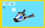 Notice / Instructions de Montage - LEGO - Creator - 31008 - L'avion de chasse: Page 27