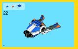 Notice / Instructions de Montage - LEGO - Creator - 31008 - L'avion de chasse: Page 28