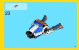 Notice / Instructions de Montage - LEGO - Creator - 31008 - L'avion de chasse: Page 29