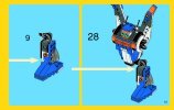 Notice / Instructions de Montage - LEGO - Creator - 31008 - L'avion de chasse: Page 43