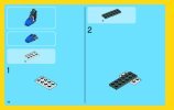 Notice / Instructions de Montage - LEGO - Creator - 31008 - L'avion de chasse: Page 44