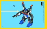 Notice / Instructions de Montage - LEGO - Creator - 31008 - L'avion de chasse: Page 64