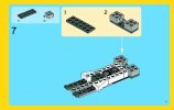 Notice / Instructions de Montage - LEGO - Creator - 31008 - L'avion de chasse: Page 7