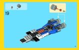 Notice / Instructions de Montage - LEGO - Creator - 31008 - L'avion de chasse: Page 19