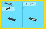 Notice / Instructions de Montage - LEGO - Creator - 31008 - L'avion de chasse: Page 34