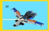 Notice / Instructions de Montage - LEGO - Creator - 31008 - L'avion de chasse: Page 45