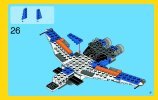 Notice / Instructions de Montage - LEGO - Creator - 31008 - L'avion de chasse: Page 47