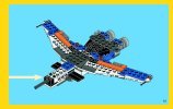 Notice / Instructions de Montage - LEGO - Creator - 31008 - L'avion de chasse: Page 53