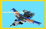 Notice / Instructions de Montage - LEGO - Creator - 31008 - L'avion de chasse: Page 55