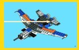 Notice / Instructions de Montage - LEGO - Creator - 31008 - L'avion de chasse: Page 57