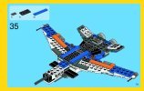 Notice / Instructions de Montage - LEGO - Creator - 31008 - L'avion de chasse: Page 59