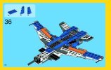 Notice / Instructions de Montage - LEGO - Creator - 31008 - L'avion de chasse: Page 60