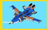 Notice / Instructions de Montage - LEGO - Creator - 31008 - L'avion de chasse: Page 73