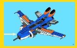 Notice / Instructions de Montage - LEGO - Creator - 31008 - L'avion de chasse: Page 75