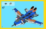 Notice / Instructions de Montage - LEGO - Creator - 31008 - L'avion de chasse: Page 76