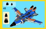 Notice / Instructions de Montage - LEGO - Creator - 31008 - L'avion de chasse: Page 77