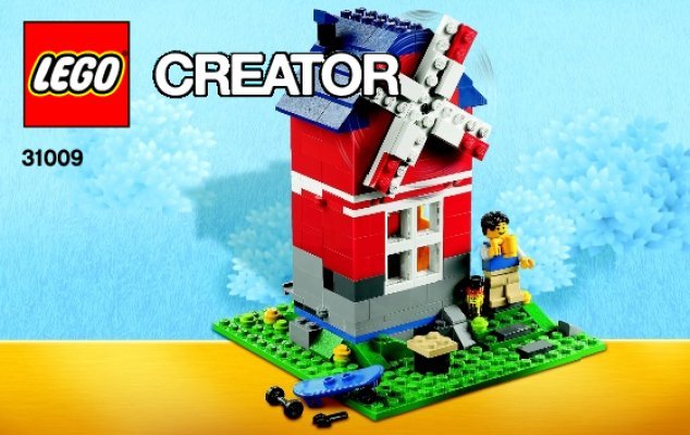 Notice / Instructions de Montage - LEGO - Creator - 31009 - La petite maison: Page 1