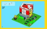 Notice / Instructions de Montage - LEGO - Creator - 31009 - La petite maison: Page 48