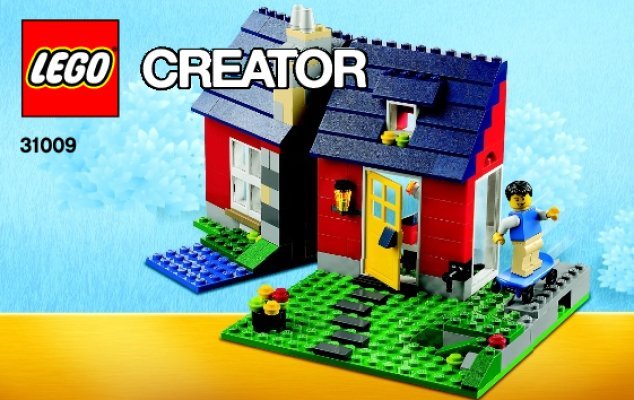 Notice / Instructions de Montage - LEGO - Creator - 31009 - La petite maison: Page 1