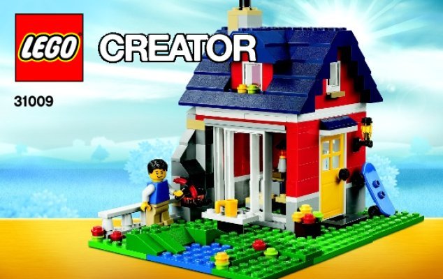 Notice / Instructions de Montage - LEGO - Creator - 31009 - La petite maison: Page 1