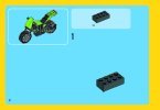 Notice / Instructions de Montage - LEGO - Creator - 31018 - Le chopper: Page 2