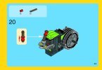 Notice / Instructions de Montage - LEGO - Creator - 31018 - Le chopper: Page 23