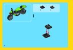 Notice / Instructions de Montage - LEGO - Creator - 31018 - Le chopper: Page 2