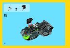 Notice / Instructions de Montage - LEGO - Creator - 31018 - Le chopper: Page 22