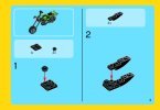 Notice / Instructions de Montage - LEGO - Creator - 31018 - Le chopper: Page 3