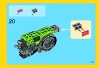 Notice / Instructions de Montage - LEGO - Creator - 31018 - Le chopper: Page 23